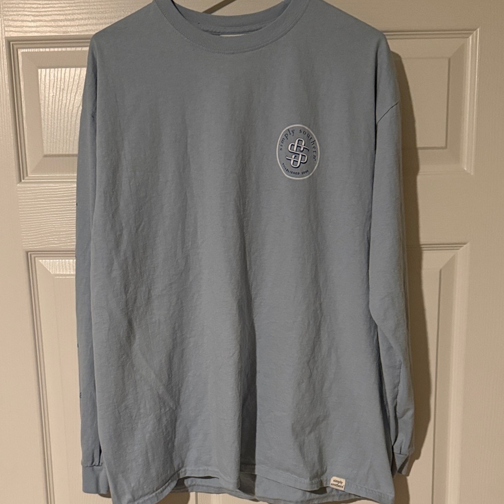 Simply Southern Blue Long Sleeve with Blue Logo